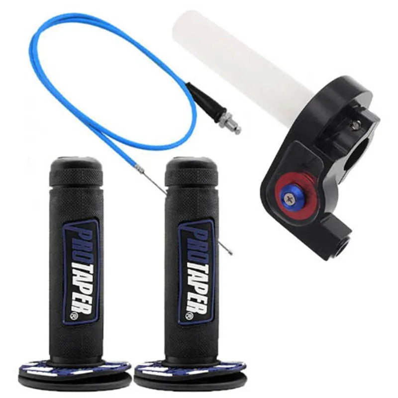 Puños de acelerador de gas de giro rápido de 22 mm para motocicleta, 1,2 m