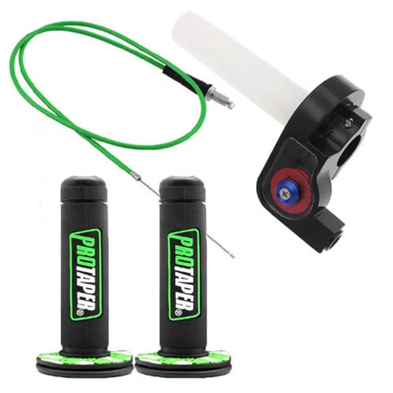 Puños de acelerador de gas de giro rápido de 22 mm para motocicleta, 1,2 m