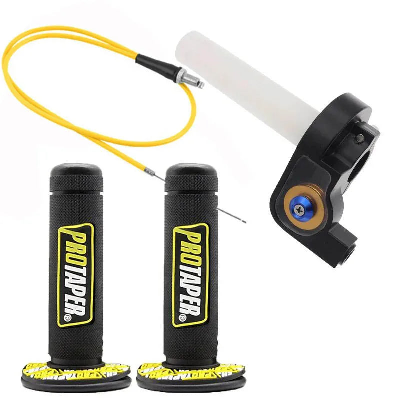 Puños de acelerador de gas de giro rápido de 22 mm para motocicleta, 1,2 m