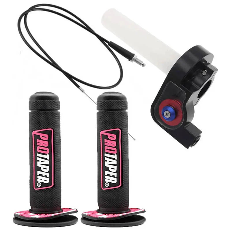 Puños de acelerador de gas de giro rápido de 22 mm para motocicleta, 1,2 m